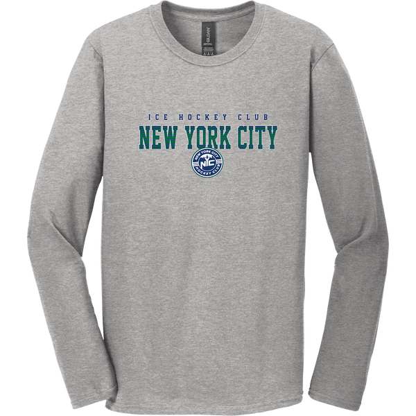 NYC Hockey Club Softstyle Long Sleeve T-Shirt