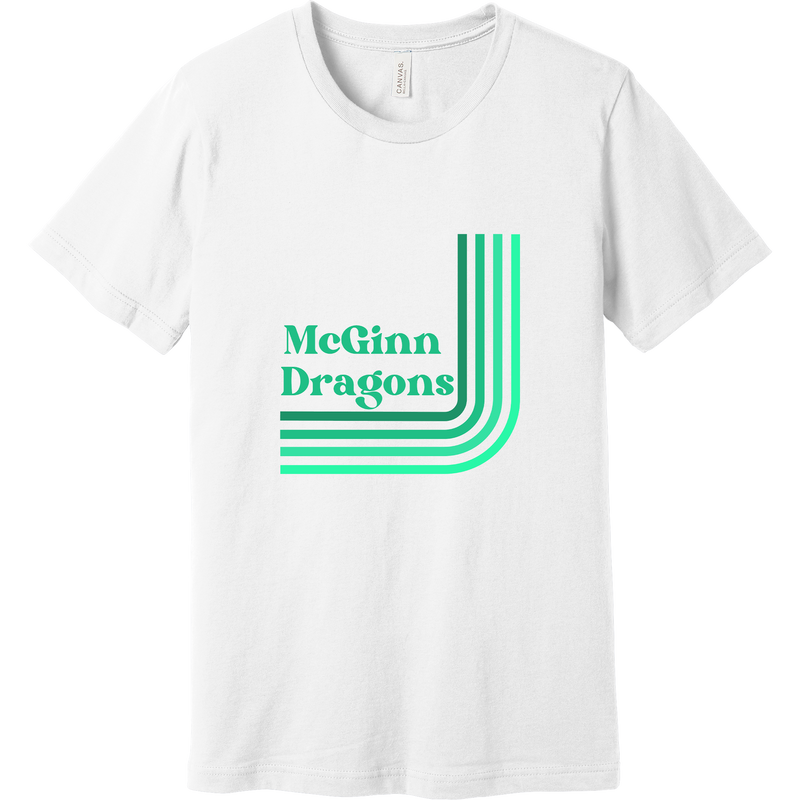 McGinn Elementary Unisex 'Vintage' Jersey Short Sleeve Tee
