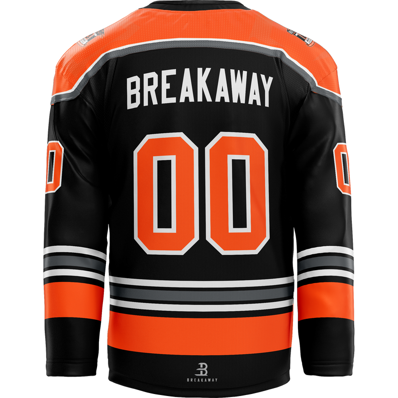 Biggby Coffee Hockey Club Tier 2 Bombers Youth Goalie Sublimated Jersey