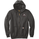 Scary Badgers Carhartt Midweight Hooded Zip-Front Sweatshirt
