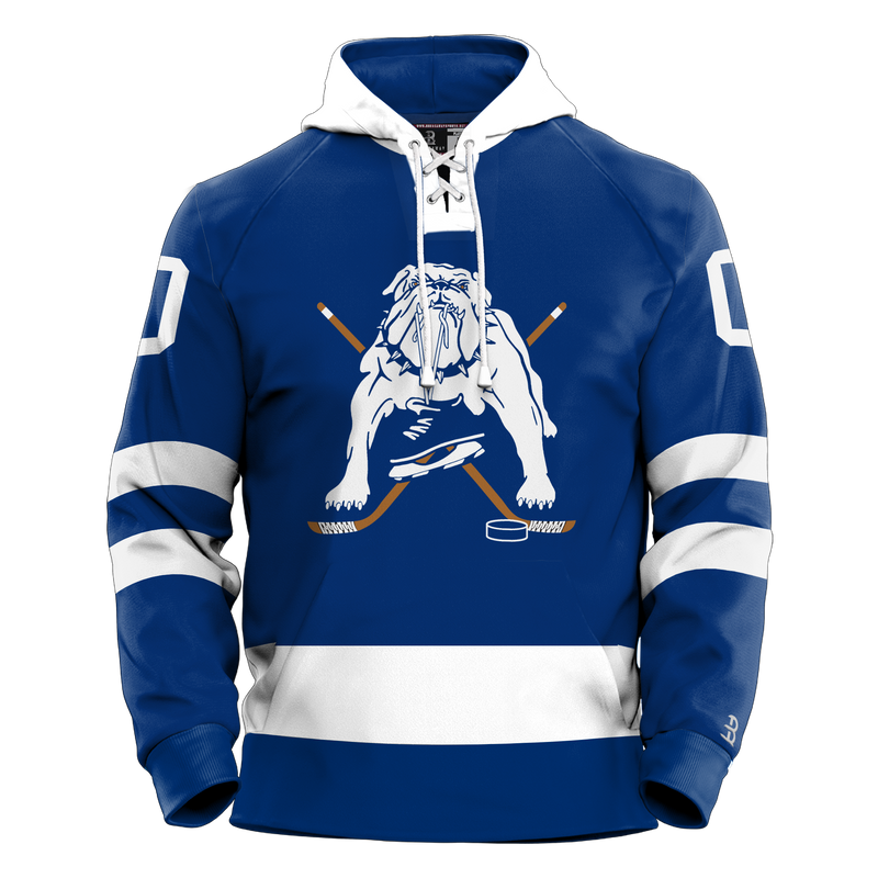 Chicago Bulldogs Adult Sublimated Retro Hoodie