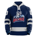 Hartford Jr. Wolfpack Girls Youth Sublimated Retro Hoodie