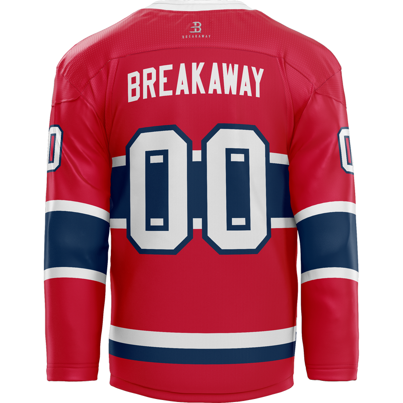 Jr. Mounties Goalie Jersey - Red - Kit