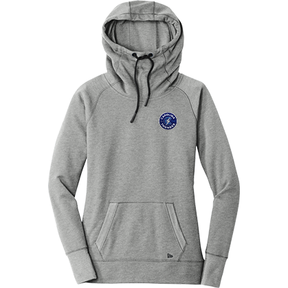 Carolina Thunder New Era Ladies Tri-Blend Fleece Pullover Hoodie