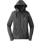 Delaware Jr. Blue Hens New Era Ladies Tri-Blend Fleece Full-Zip Hoodie