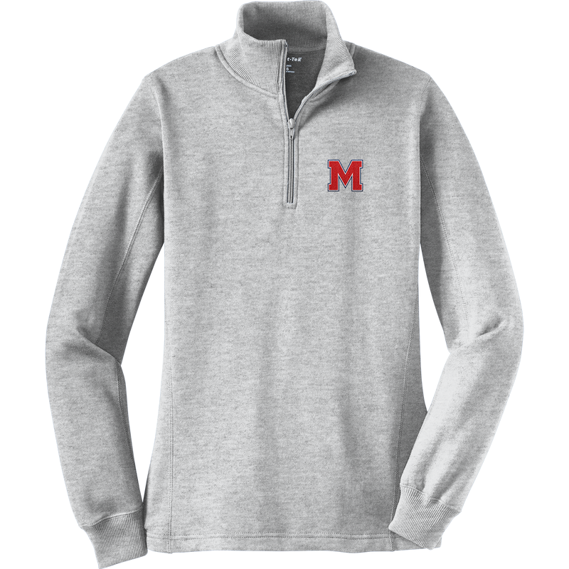 Mount St. Charles Ladies 1/4-Zip Sweatshirt