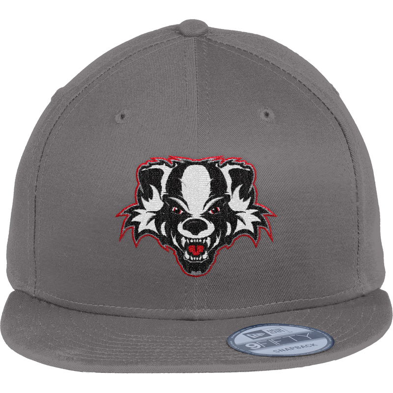 Scary Badgers New Era Flat Bill Snapback Cap