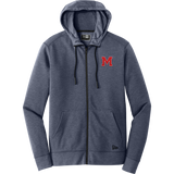Mount St. Charles New Era Tri-Blend Fleece Full-Zip Hoodie