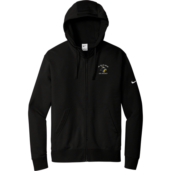 Delaware Jr. Blue Hens Nike Club Fleece Sleeve Swoosh Full-Zip Hoodie