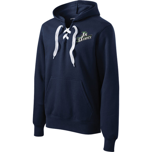 Junior Blades Lace Up Pullover Hooded Sweatshirt