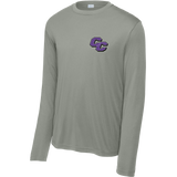 Curry College (Bleed Purple CC) Youth Long Sleeve PosiCharge Competitor Tee