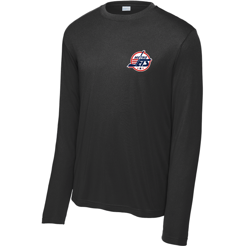 Metro Jets Long Sleeve PosiCharge Competitor Tee