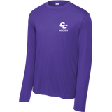 Curry College Youth Long Sleeve PosiCharge Competitor Tee