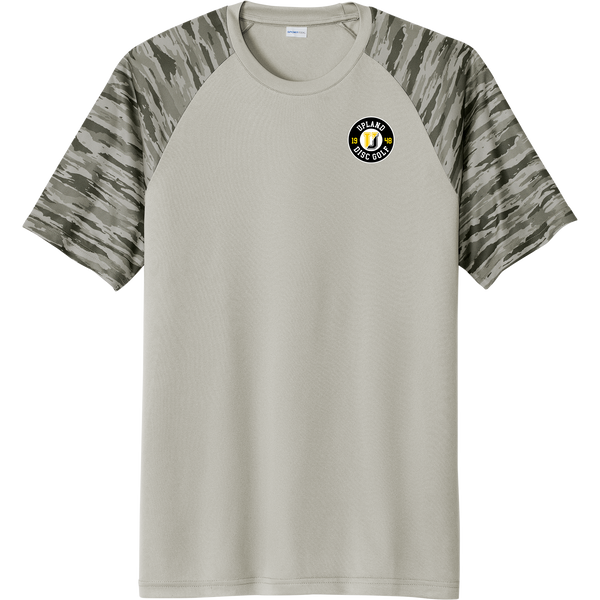 Upland Disc Golf Drift Camo Colorblock Tee