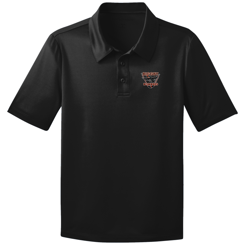 Biggby Bombers Youth Silk Touch Performance Polo