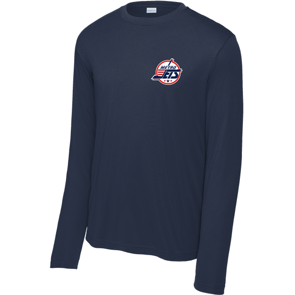 Metro Jets Youth Long Sleeve PosiCharge Competitor Tee