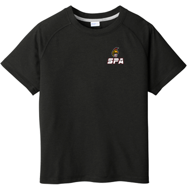 Seacoast Spartans (SPA) Youth PosiCharge Tri-Blend Wicking Raglan Tee