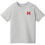 Mount St. Charles Youth PosiCharge Tri-Blend Wicking Raglan Tee